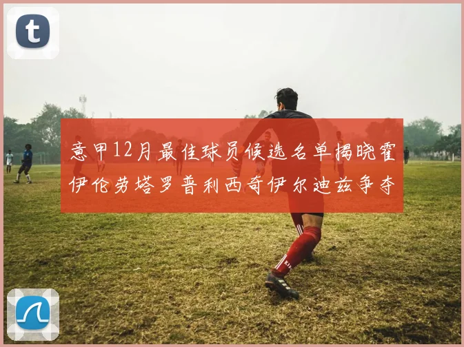 意甲12月最佳球员候选名单揭晓霍伊伦劳塔罗普利西奇伊尔迪兹争夺荣誉